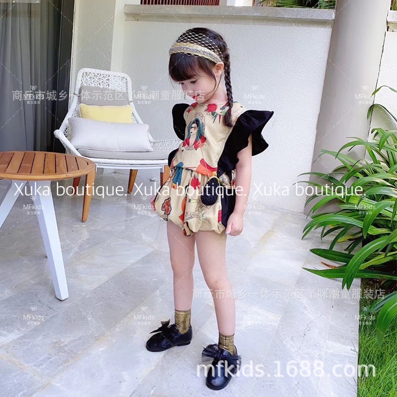 Quần Áo Bé Gái Mùa Hè Set Áo + Quần Sóoc Quảng Châu Cao Cấp Nhà YAMI kids Mẫu Mới 2022 [Ảnh Thật]