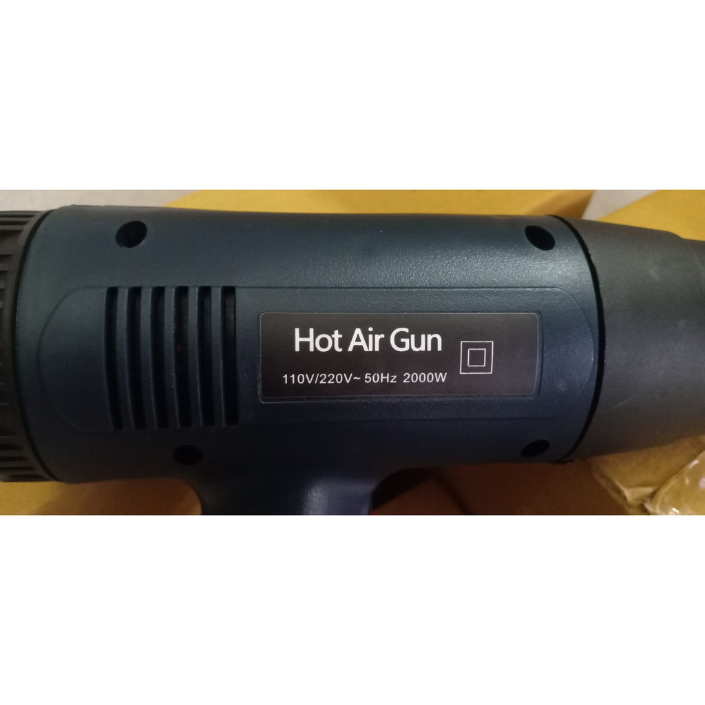 MÁY KHÒ AIRGUN CÔNG SUẤT LỚN 2000W LÊN NHIỆT SIÊU NHANH - KHÒ MÀNG CO, THỔI HƠI NÓNG