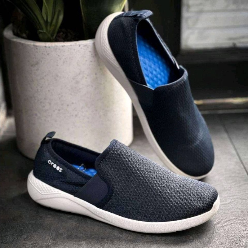 Giày lười Literide Slipon Nam lưới êm nhẹ, đế ma sát chống trơn trượt