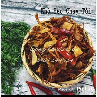 Heo khô cháy tỏi Bông handmade