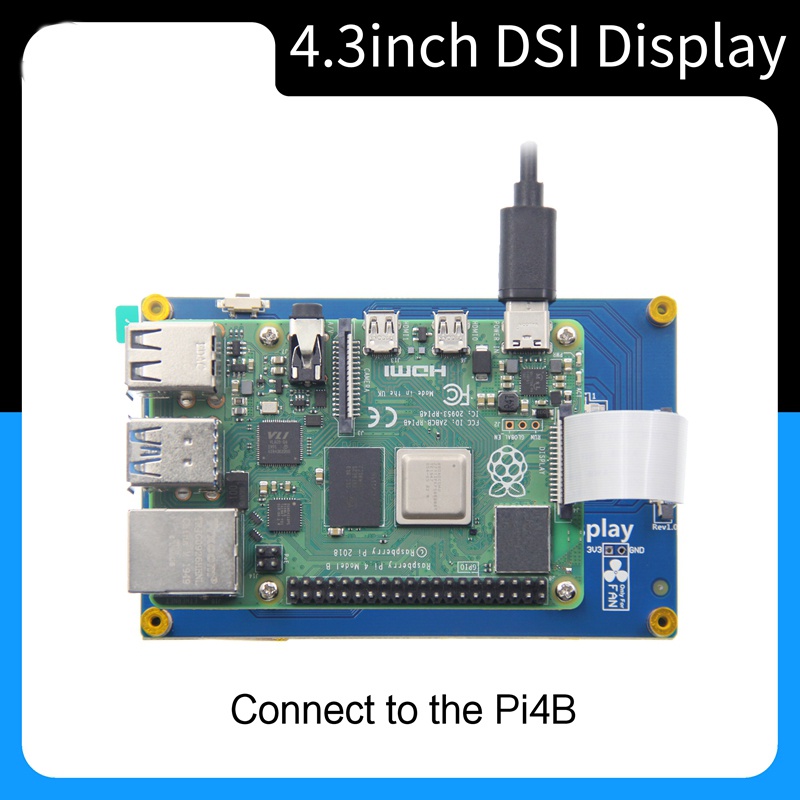 ⭐⭐⭐Màn Hình Cảm Ứng 4.3 inch 5 inch 7 inch Cho Raspberry Pi DSI