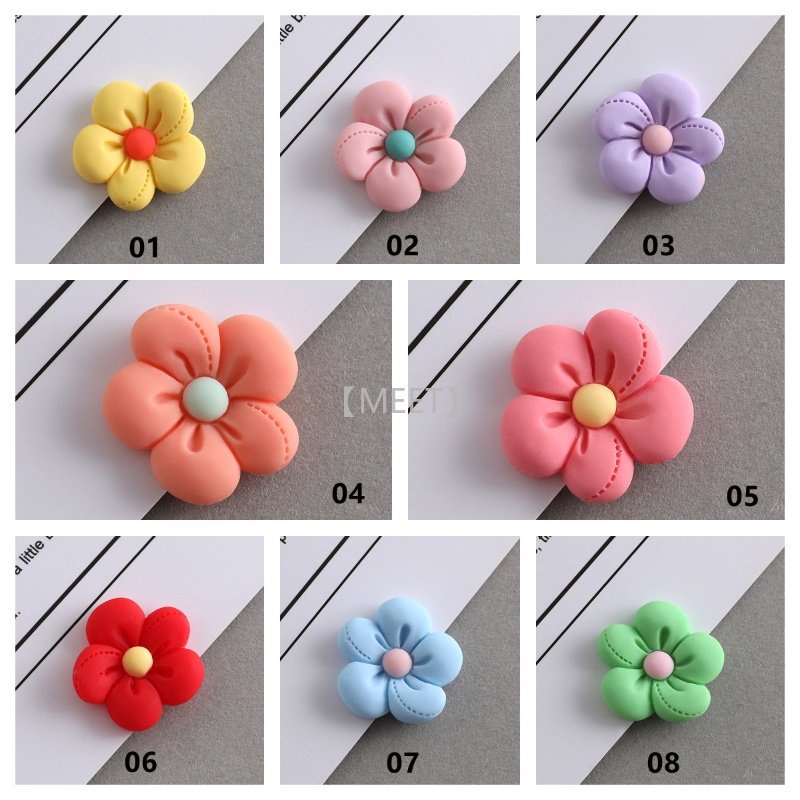 1 Bông Hoa Chất Liệu Nhựa Resin Tự Làm Đồ Trang Sức Thủ Công