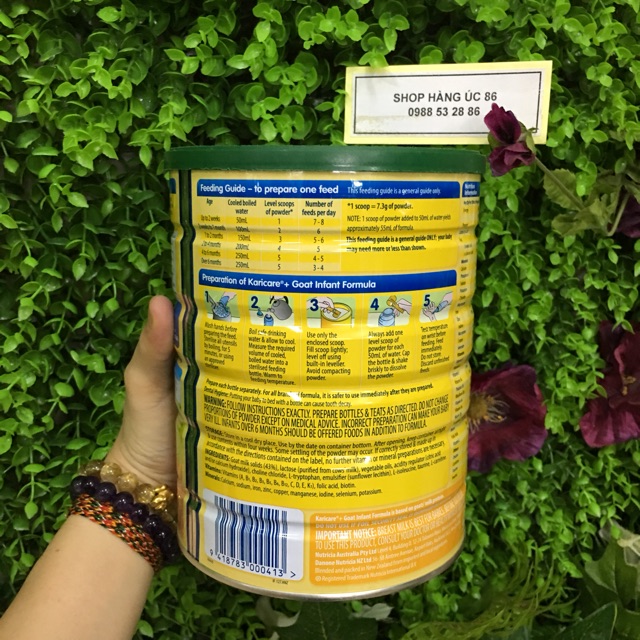 Sữa dê Karicare Goat milk số 1 (900g)