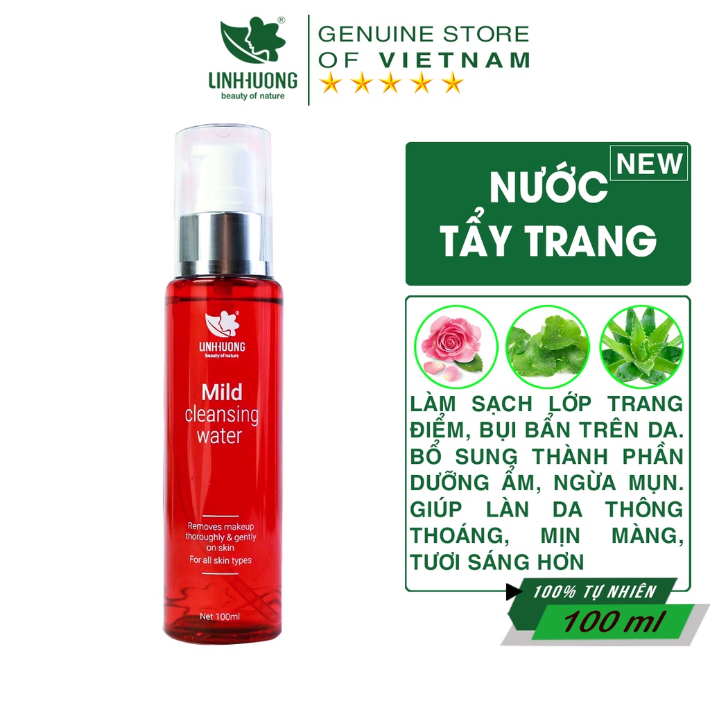 Nước Tẩy Trang Mild Cleansing Water Linh Hương Dành Cho Mọi Loại Da 100 ml