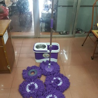 Xả kho Combo bộ chổi lau nhà Thái Lan có tổng cộng 5 bông lau