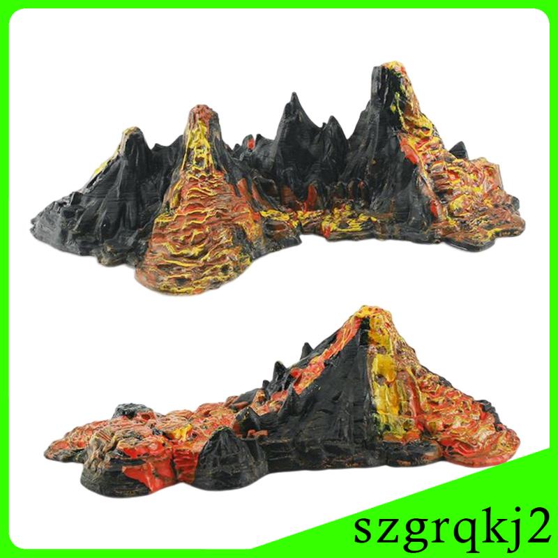 Mô Hình Phong Cảnh Núi Lửa Phun Trào Sống Động Trang Trí Cho Bé 7-14 Tuổi