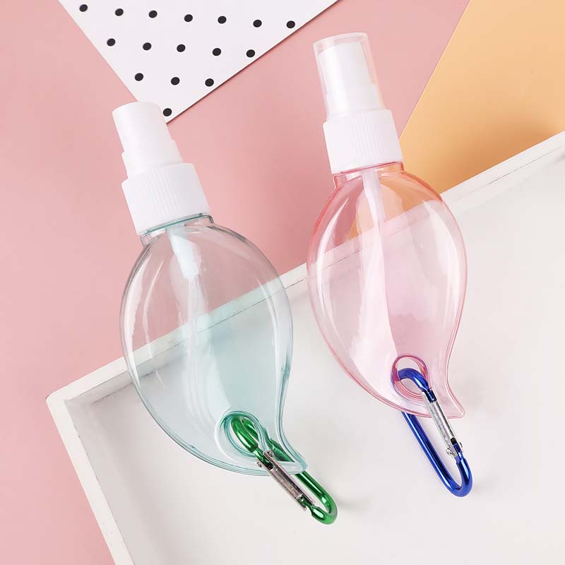 Bình xịt 50ml gắn móc khóa hình chiếc lá