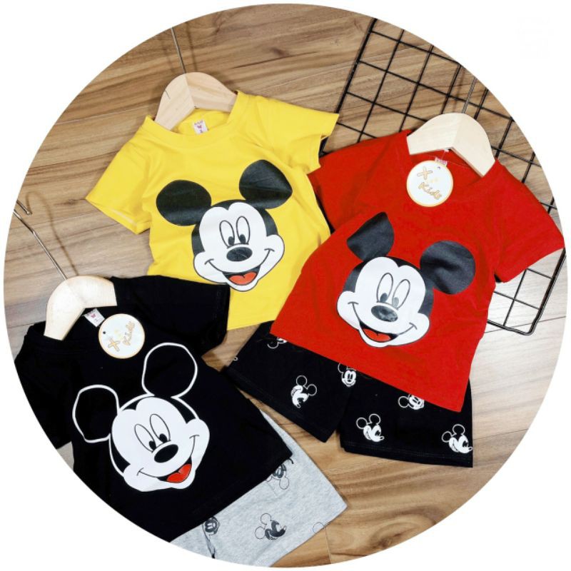 bộ mickey mặt cười cho bé