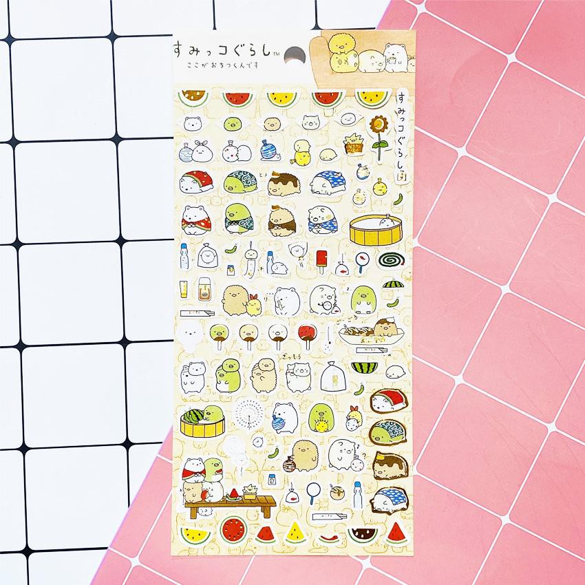 ( Lẻ tấm ) Sticker nhún nhảy ảnh dán cute in hình dễ thương