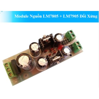 Module Nguồn LM7805 + LM7905 Đối Xứng