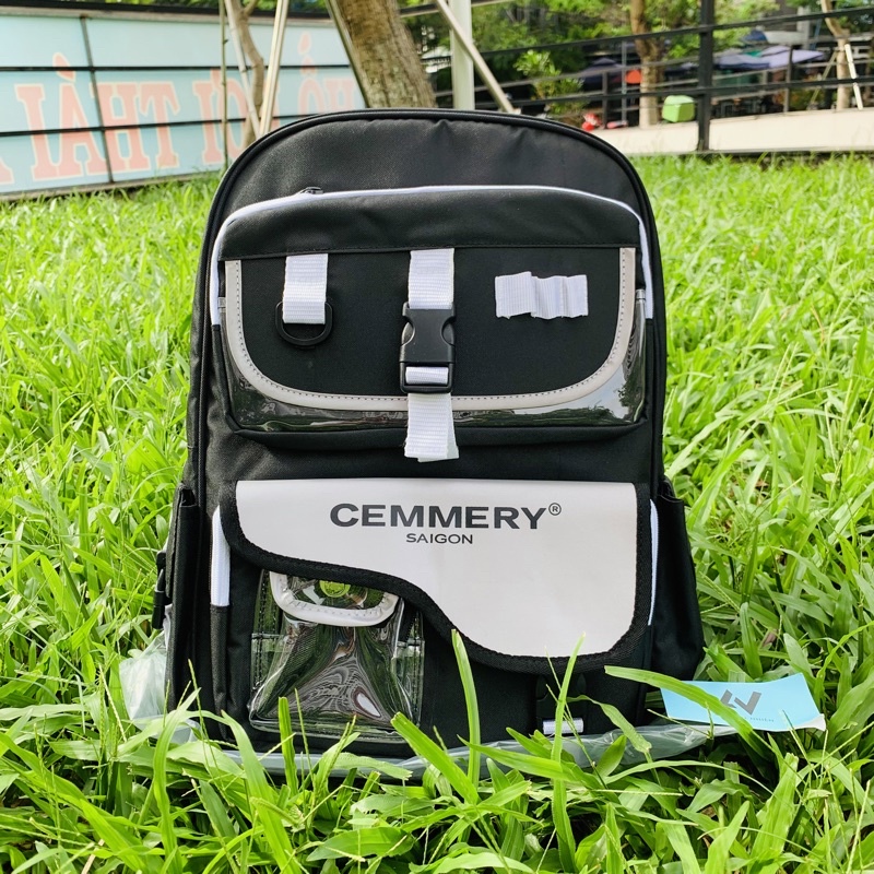 [HÀNG CAO CẤP] Balo Local Brand CEMMERY Phản Quang Và Hologram Đi Học, Đi Chơi Thời Trang Chống Nước