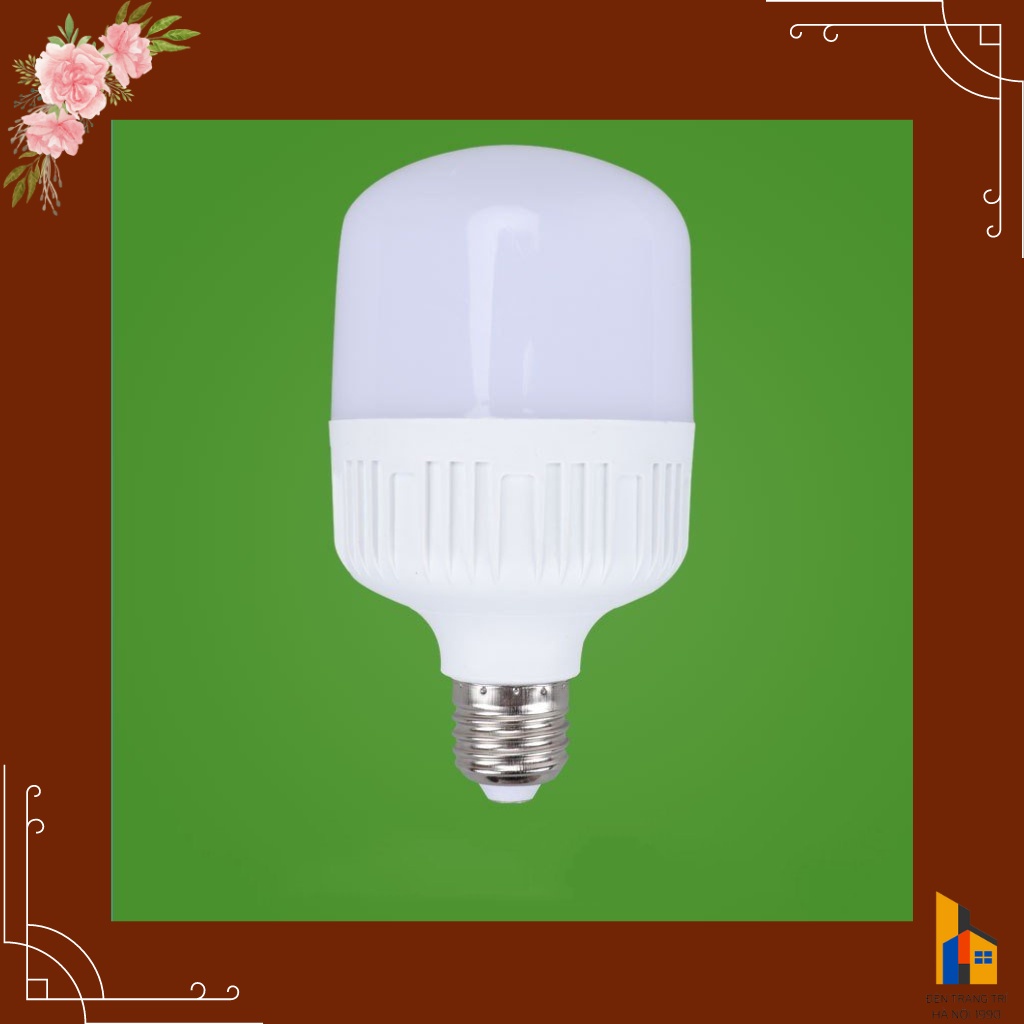 Bóng Led Buld Trụ Siêu Sáng, Siêu Bền, Tiết Kiệm Điện Năng, Bóng Đèn Led Đui Xoáy E27