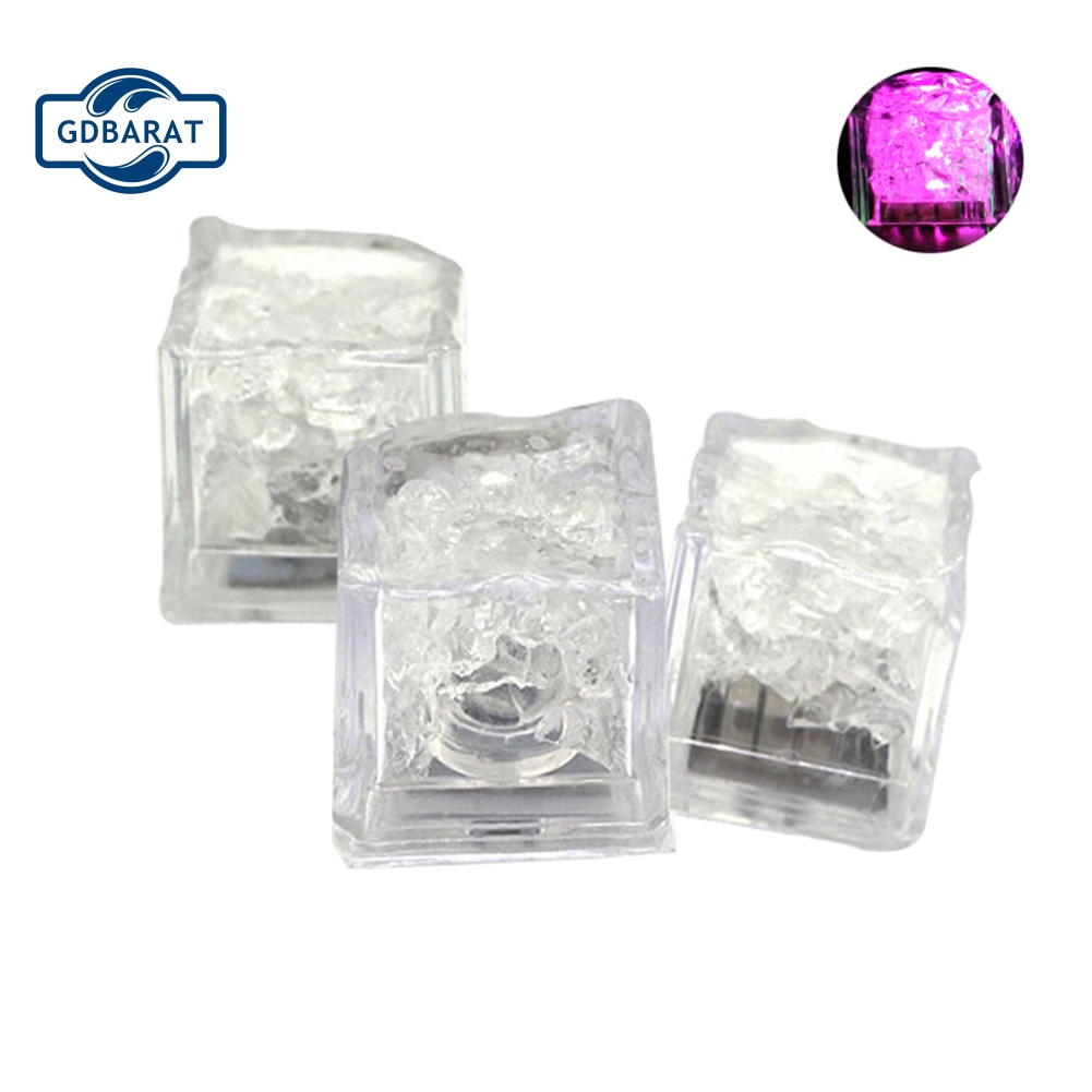 [NYCA Stock] 3 Viên Đá Có Đèn LED Phát Sáng Ban Đêm Trang Trí Quán Bar Tiệc Cưới