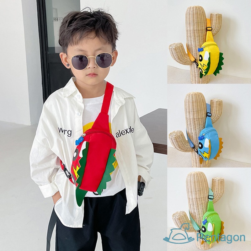 Túi Đeo Chéo Siêu Nhẹ In Họa Tiết Hoạt Hình Phong Cách Hàn Quốc Cho Bé