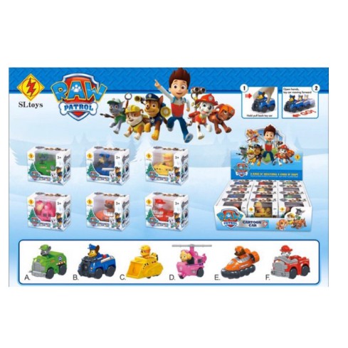 [PAW PATROL ] Biệt Đội Chó Cứu Hộ ( 9906) Chạy Đà Cho Bé ( Set 1 Con, Ảnh Shop chụp )