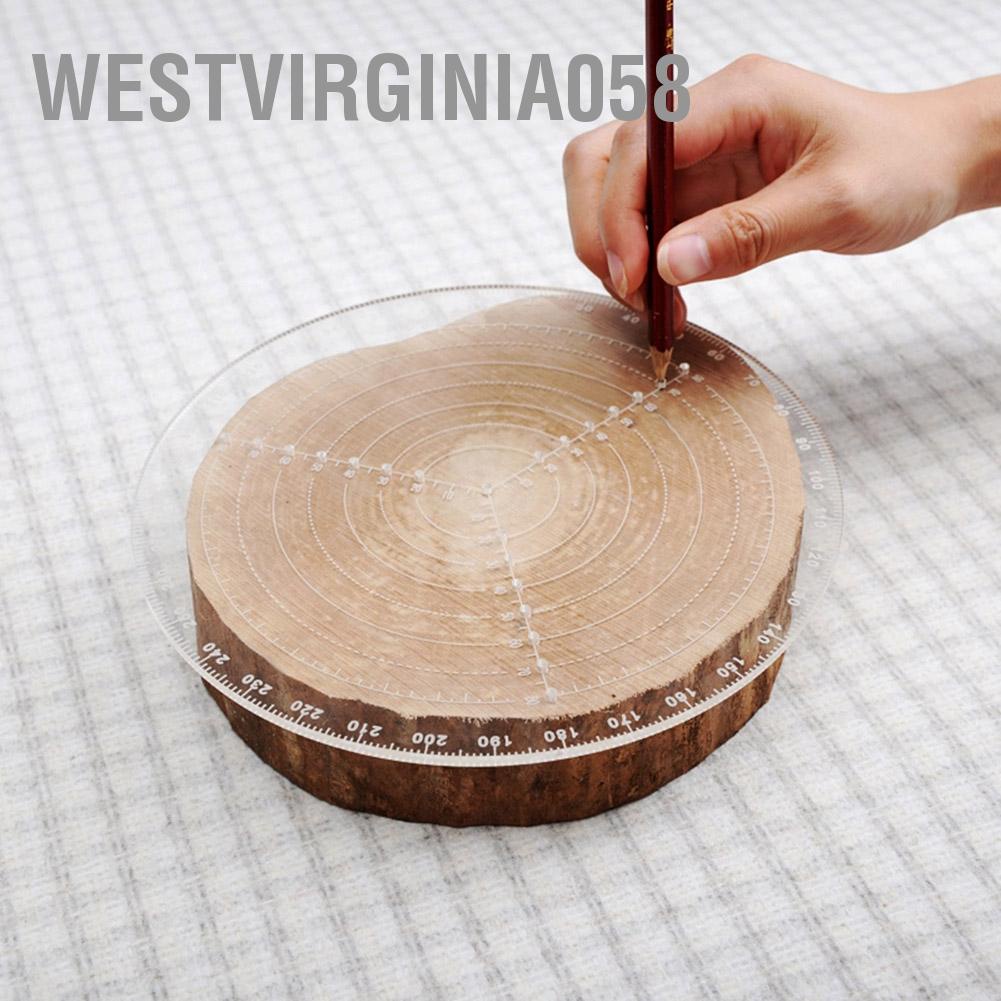 Westvirginia058 Trung tâm tìm kiếm acrylic trong suốt La bàn chế biến gỗ để trung vòng tròn