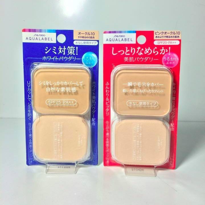 LÕI PHẤN PHỦ SHISEIDO AQUALABEL MOIST POWDER FOUNDATION SPF20 11.5G CHÍNH HÃNG - 6441