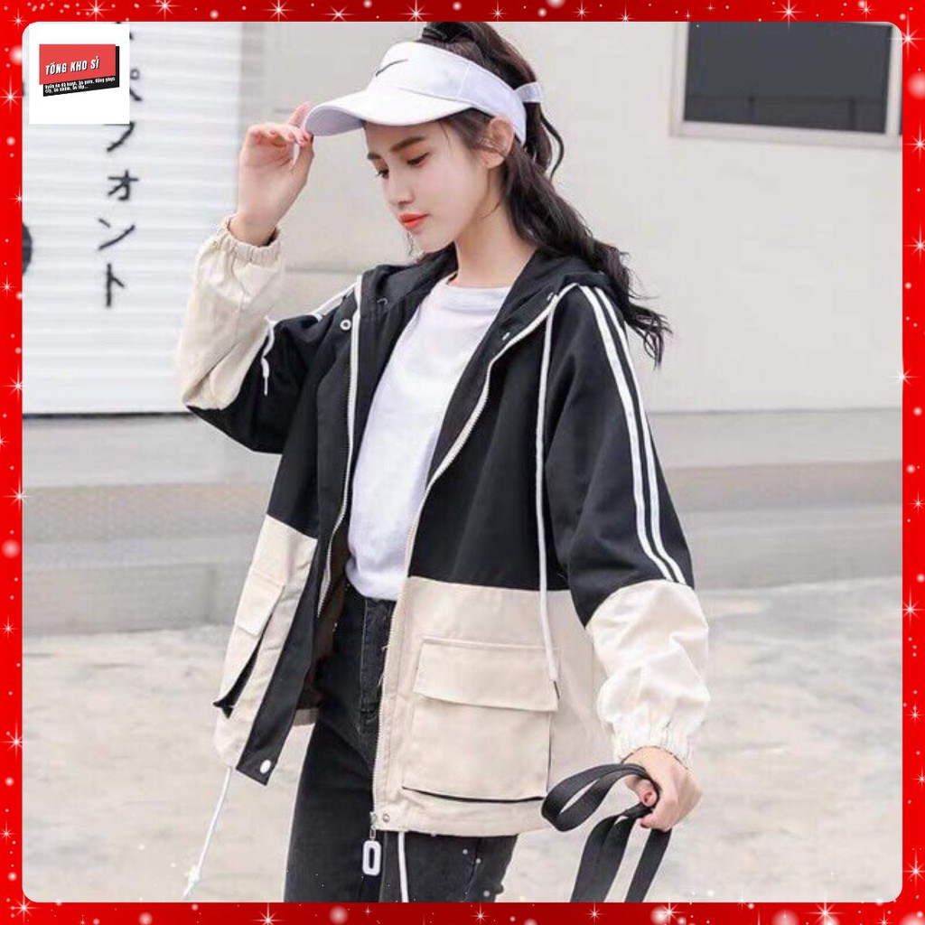 💥 Tổng Kho Sỉ Áo Thun 💥 FREESHIP Áo Khoác Gió Kaki - Áo Khoác Gió Dù Túi Hộp 3 Màu Siêu Chất