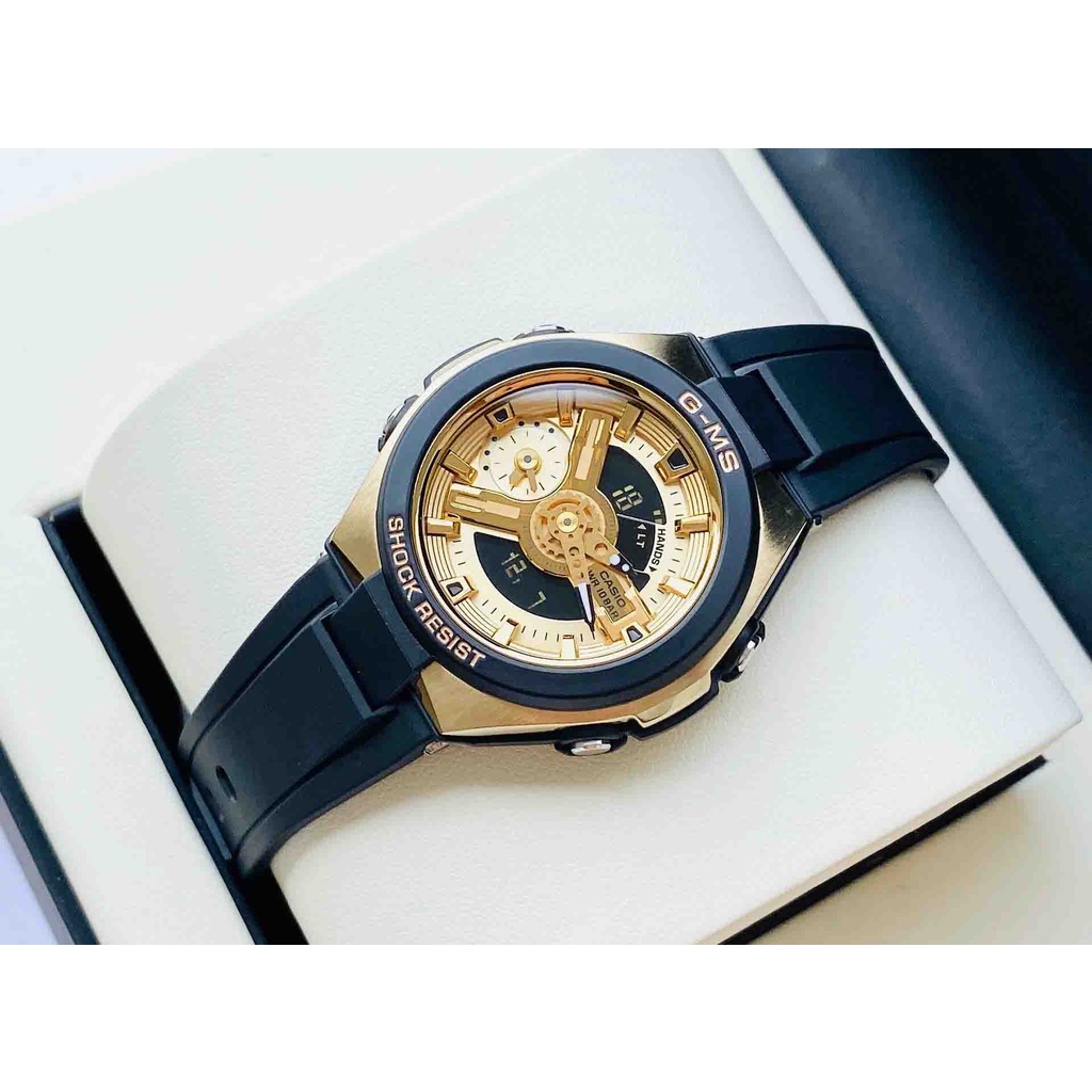 Đồng Hồ Casio Nữ dây nhựa BABYG MSG-400G-1A2 Chính Hãng