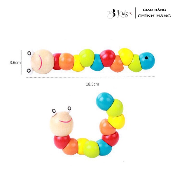 Set 6 Đồ Chơi Gỗ BB Kids Phát Triển Tư Duy Cho Bé