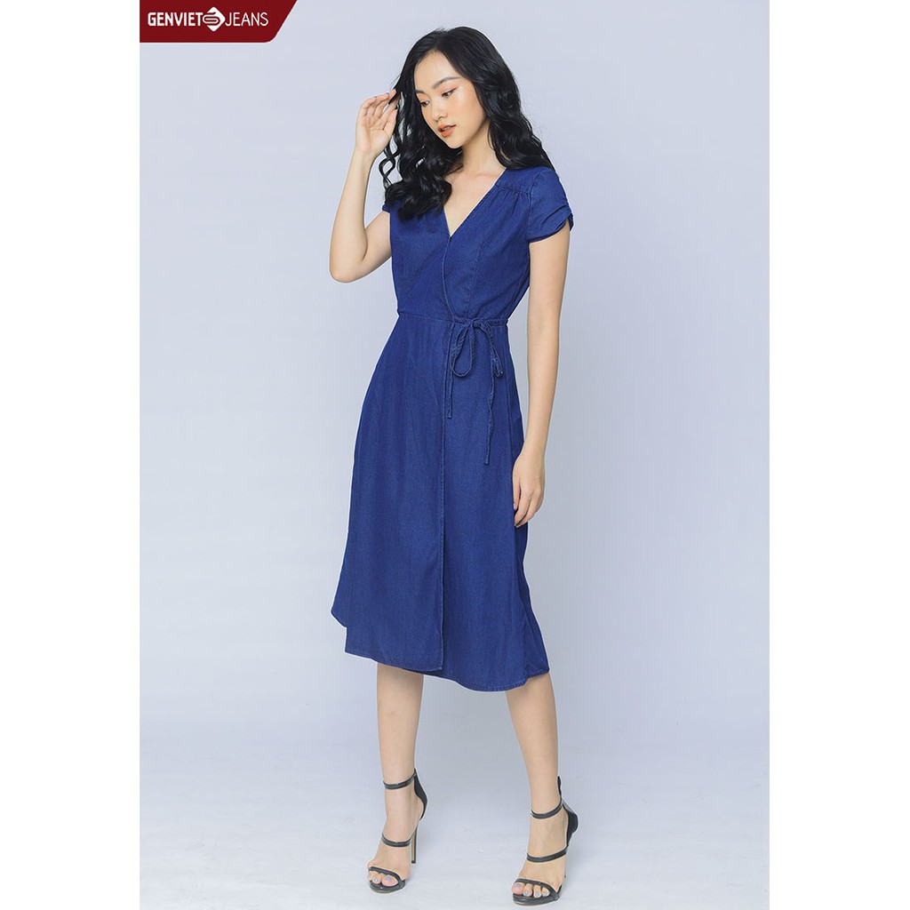 Váy jeans nữ DD323J948 GENVIET | BigBuy360 - bigbuy360.vn