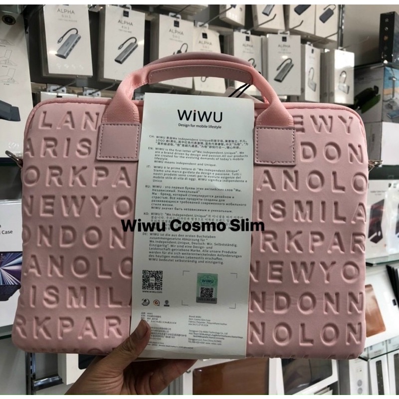 Túi chống shock Wiwu Cosmo Slim cho laptop 13.3inch /14.5 inch/16 inch