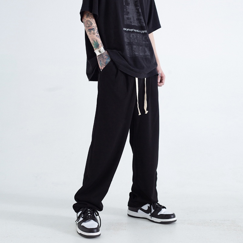 Quần ống rộng nam - quần thun nam ống rộng nỉ cao cấp năn động trẻ trung unisex