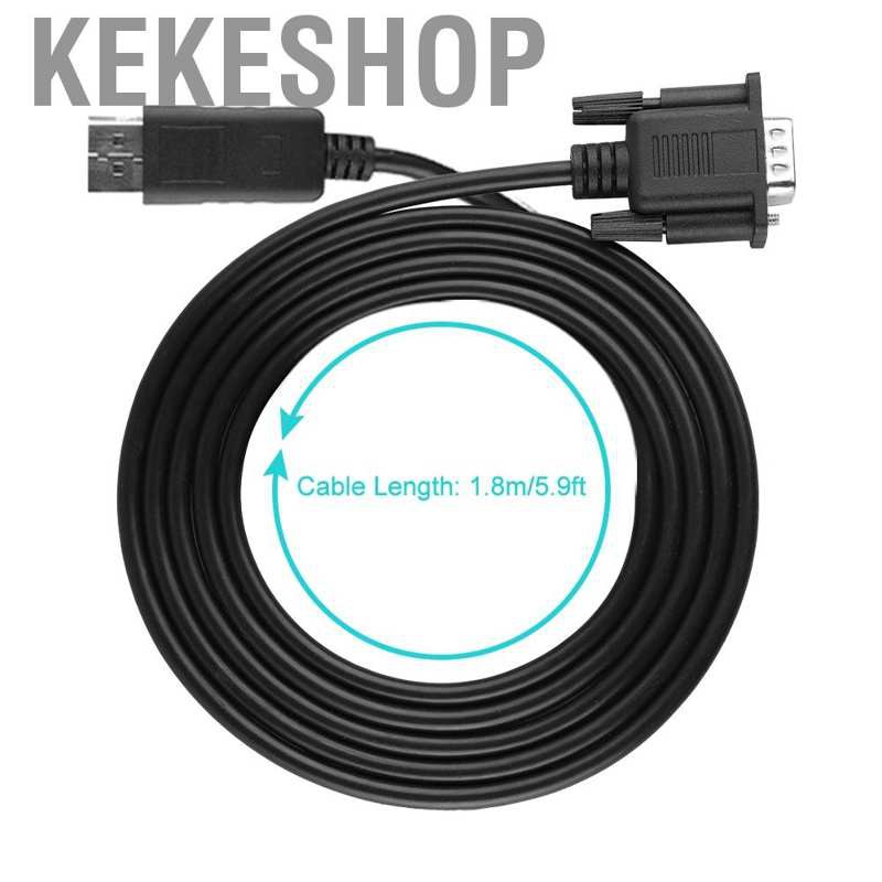 Kekeshop 1.8m HD 1080P DisplayPort DP to VGA Cable Converter Adapter for PC Laptop