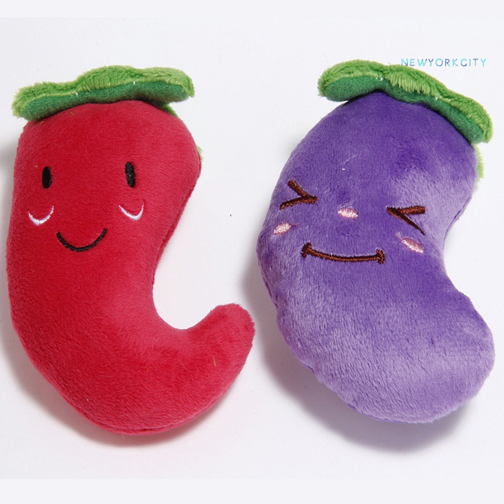 Đồ Chơi Nhồi Bông Hình Kẹo Mút/Thỏ/Dâu Tây Ngộ Nghĩnh Hỗ Trợ Tương Tác Thú Cưng