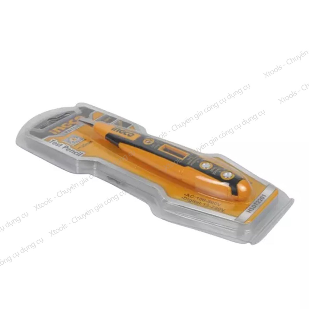 Bút thử điện kỹ thuật số đa năng thông minh INGCO HSDT2201 đầu dò điện áp cảm ứng kiểm tra dây pha không dùng pin