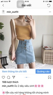 Áo 2 dây siêu xinh