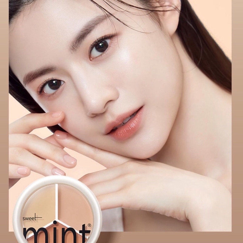 Che Khuyết Điểm, Kem Che Khuyết Điểm 3 Ô Che Phủ Quầng Thâm, Mụn Nám Tàm Nhang