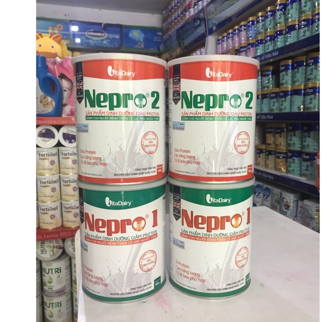 Combo 4lon Sữa Nepro 1,2 900g