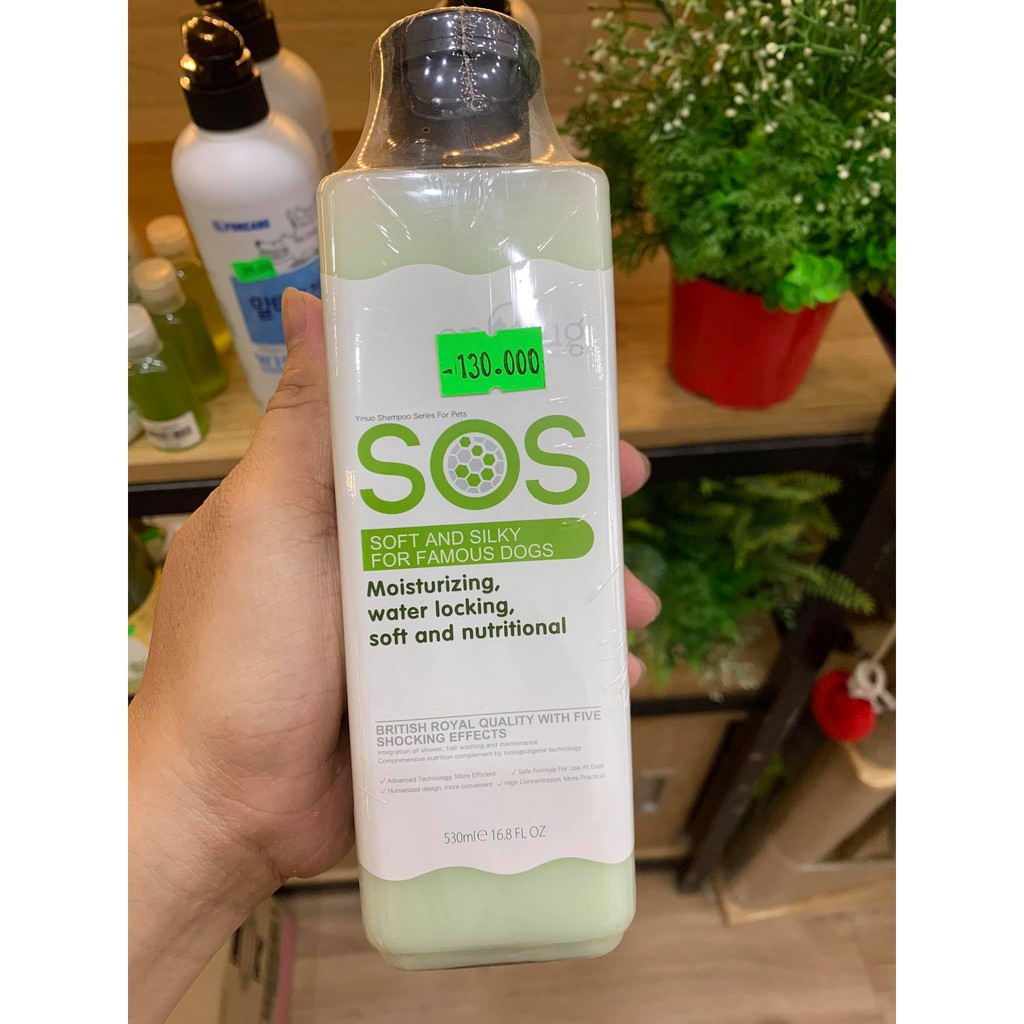 [CHÍNH HÃNG] SỮA TẮM SOS CHO THÚ CƯNG 530ML