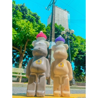 50 Chai Nhựa Hình Gấu Đựng Trà Sữa Và Nước Trái Cây 600ml