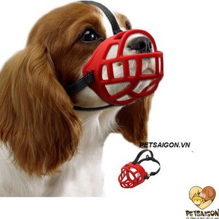Rọ Mõm Cho Chó Bằng Nhựa Silicon
