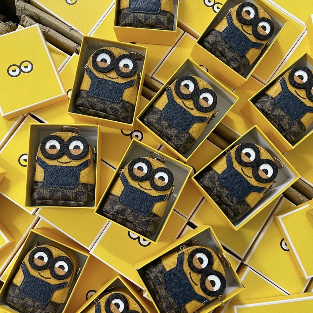 Túi xách nữ đeo chéo minion chất da siêu mềm full hộp hot hit hàng Quảng Châu cao cấp