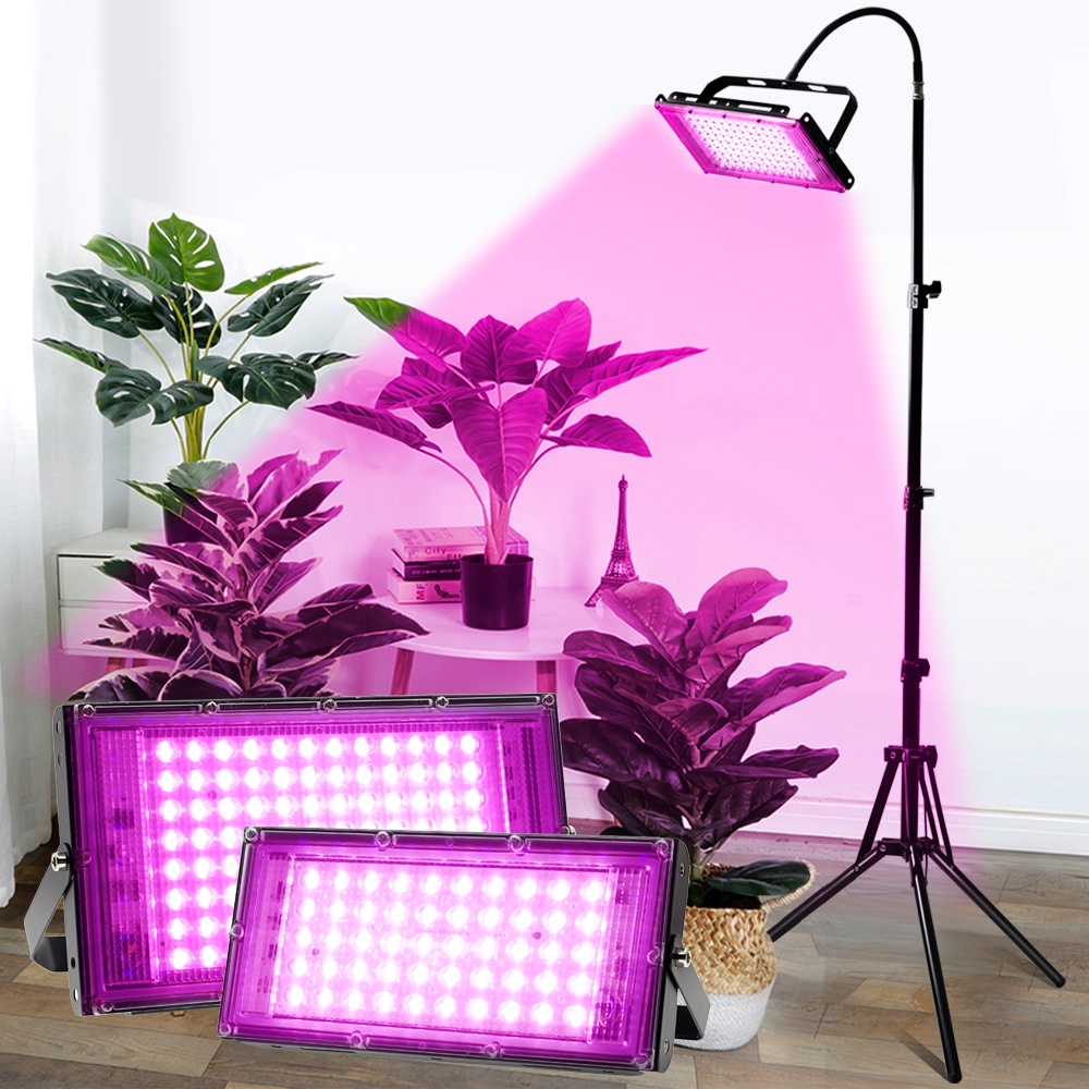 Đèn Led Trồng Cây  50W 200W 300W Kích Thích Tăng Trưởng Cho Cây Đèn led trồng cây trong nhà Có giá đỡ