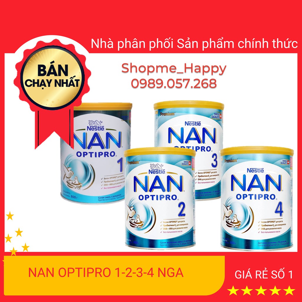 Sữa Nan Nga Số 1 Date Xa  Hộp 400g, 800g