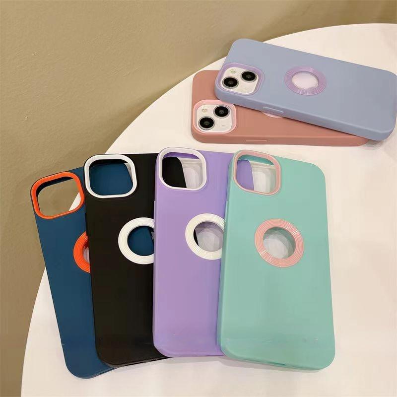 Ốp Lưng iphone HỞ TÁO VIỀN NỔI siêu HOT cho iPhone 7Plus 8Plus X Xs Xs Max 11 Pro Max 12 Pro Max 13 Pro Max