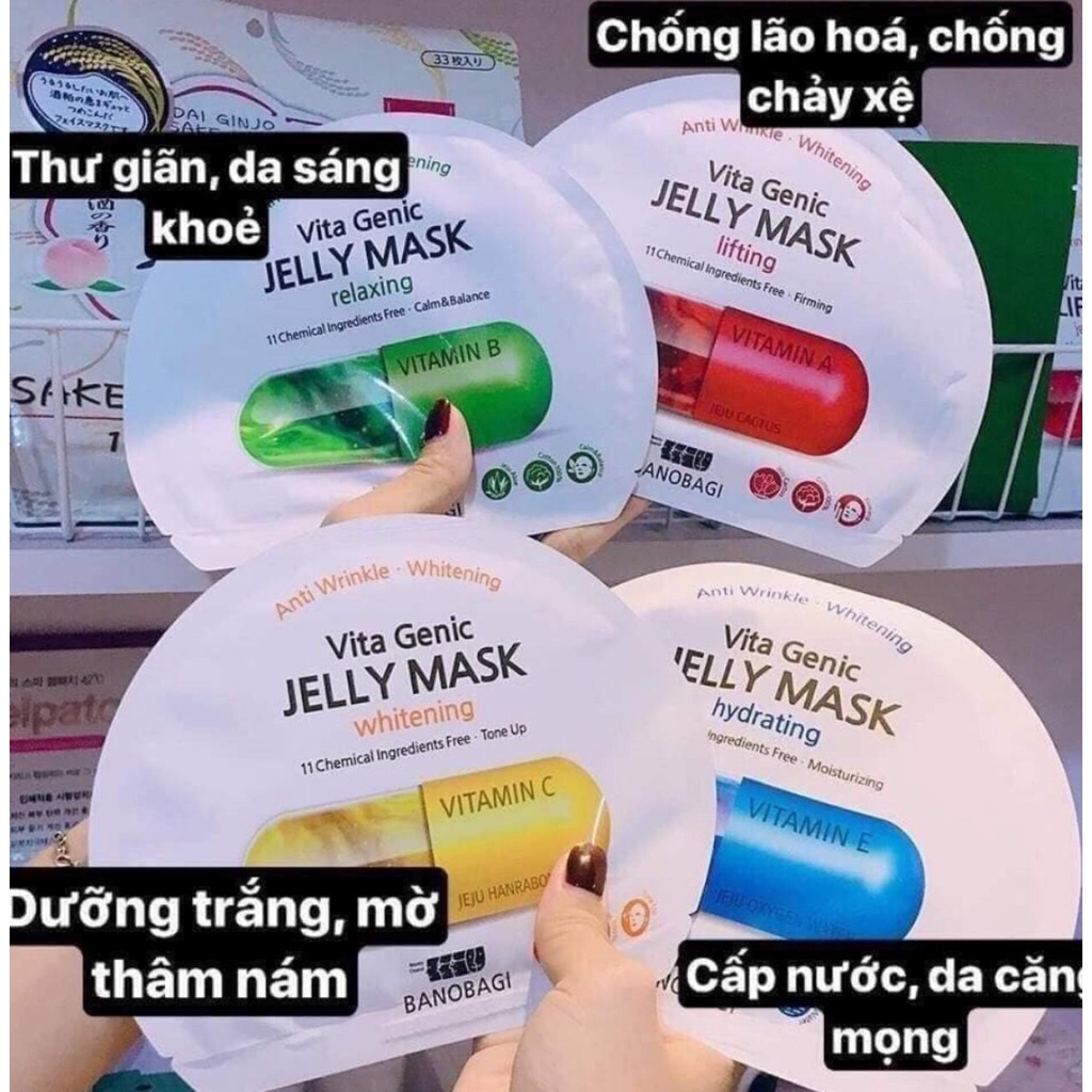 [CHÍNH HÃNG] Mặt Nạ Dưỡng Da Banobagi Mask 30ml [13 Loại]