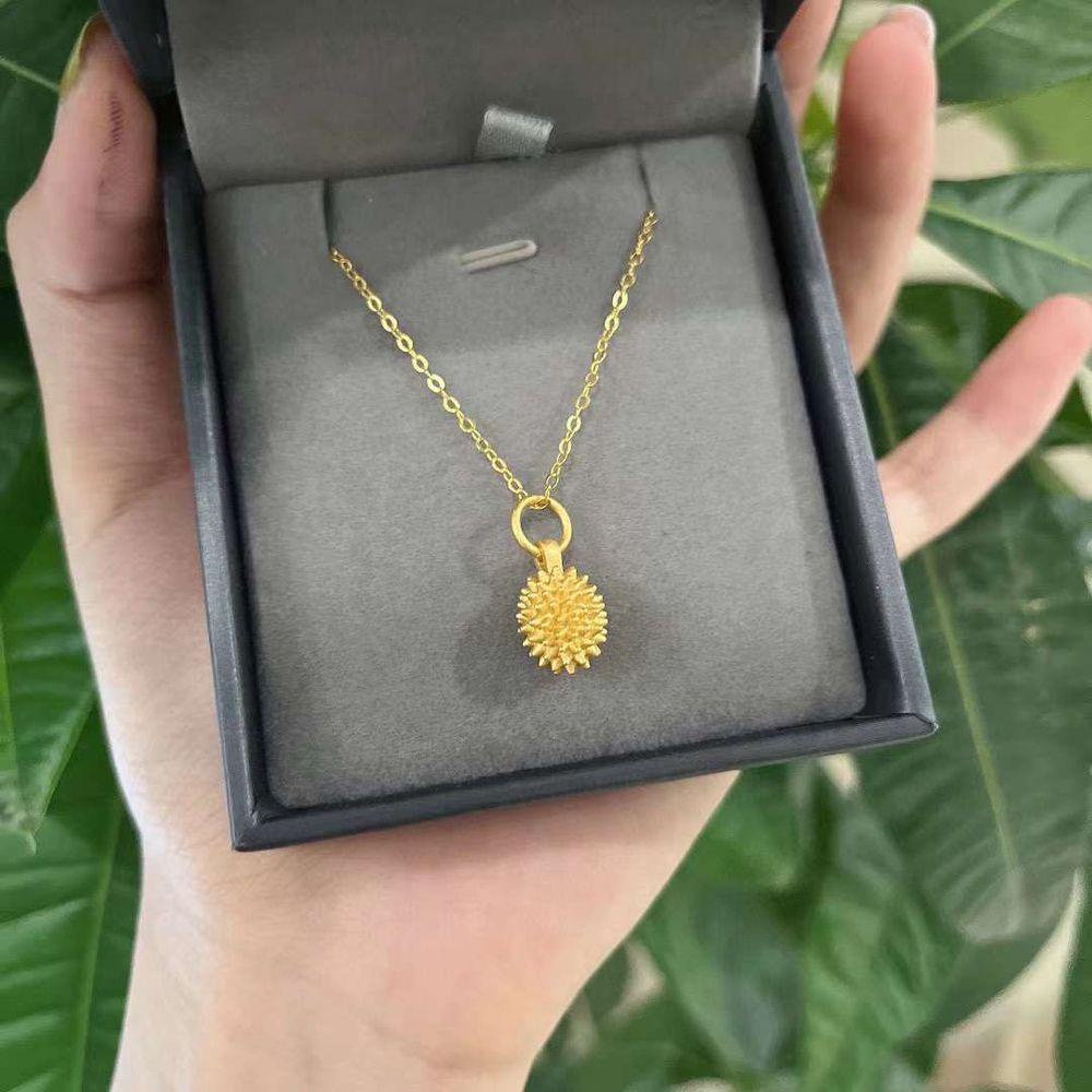 Vòng cổ Mặt Hình Trái Sầu Riêng Thời Trang Cho Nữ