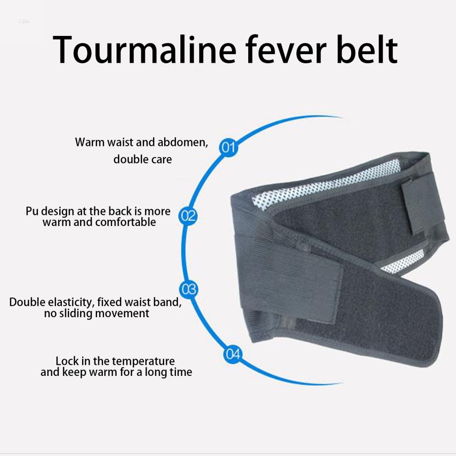 Đai Thắt Lưng Hỗ Trợ Làm Nóng Tự Làm Nóng Bằng Tourmaline Hỗ Trợ Lưng