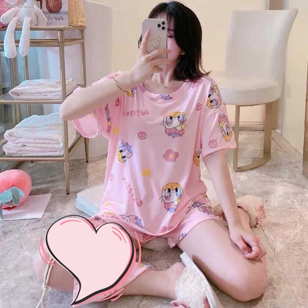 [QUÀ TẶNG DÂY BUỘC TÓC HOA CÚC BẠN NHÉ] Bộ Mặc Nhà Đáng Yêu, Bộ Đồ Nữ Cotton Mặc Đi Ngủ Siêu Mát