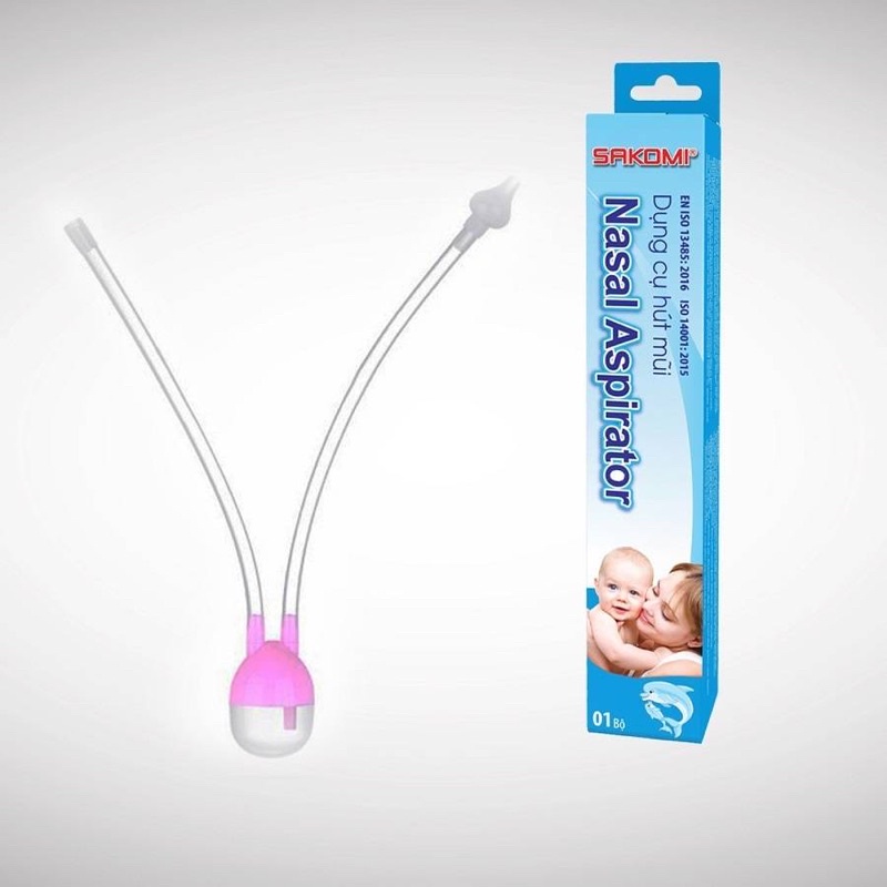 Hút Mũi Dây Hanomed, Sakomi Vệ Sinh Mũi Cho Bé An Toàn Có Kèm Dụng Cụ Vệ Sinh Dây Hút