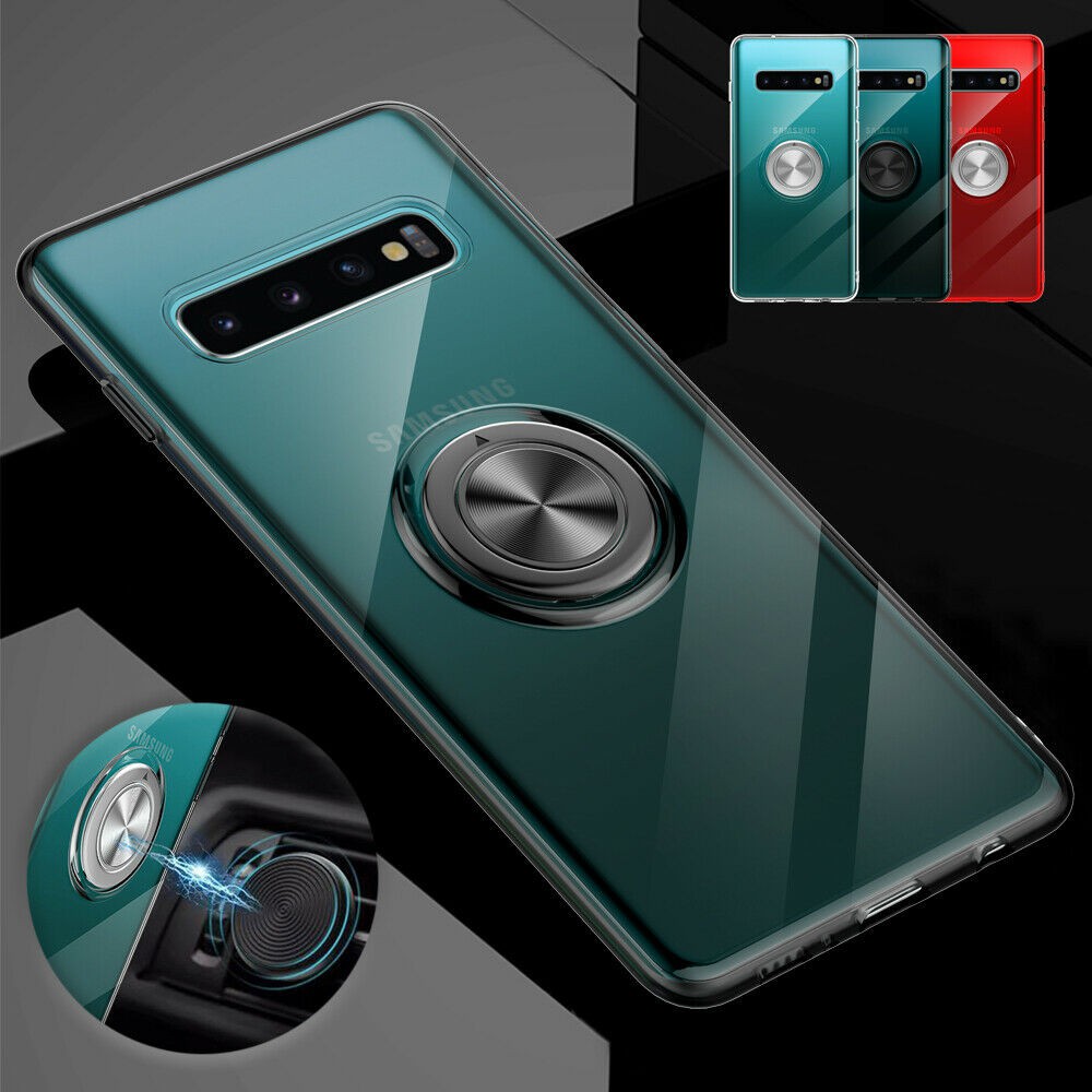 Ốp điện thoại có móc nhẫn nam châm cho Samsung S10 5G S8 S 10+ Note 8 Note9 S9 S 8+ Plus
