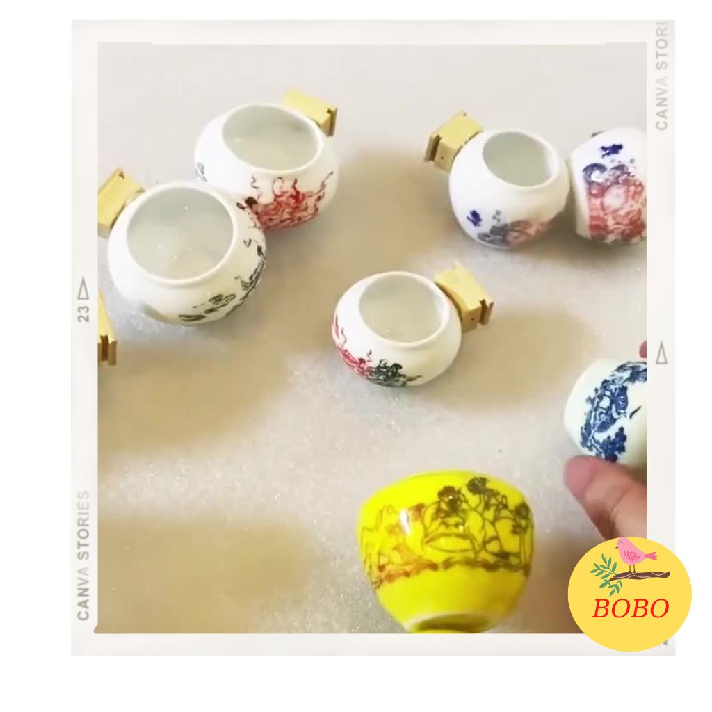 Cóng sứ chim chào mào , Phụ kiện lồng chim BOBO