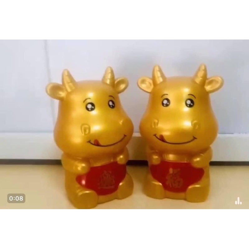 TRÂU VÀNG TÍCH TIỀN TÀI . Trâu vàng tiết kiệm