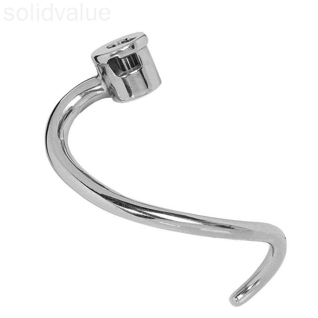 Que nhào bột bằng thép không gỉ dạng xoắn ốc thay thế cho máy nhào bột 7-Quart