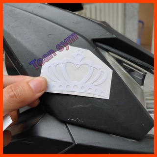 Tem sticker nhỏ dán xe máy nhiều mẫu (Logo STAR SR 125 đẹp)